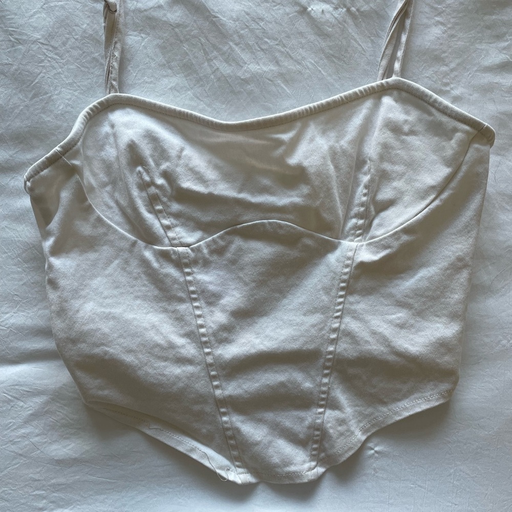 White tank top